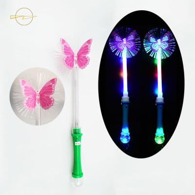 China Light Up Butterfly Stick Butterfly Led Flashing Stick/Party Item Led Flashing Stick Light Kids Toys for sale