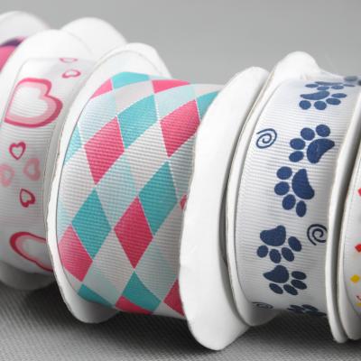 China Sustainable Cake Bow DIY Holiday Apparel Gift Box Bouquet Ribbon Polyester Ribbon Handmade Ribbon for sale