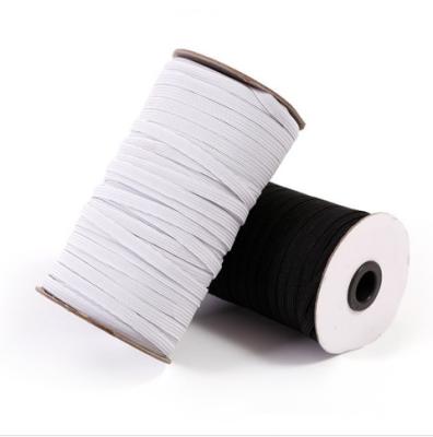 China Knitting Face Elastic Band 3mm-25mm Single Double Face Elastic for sale