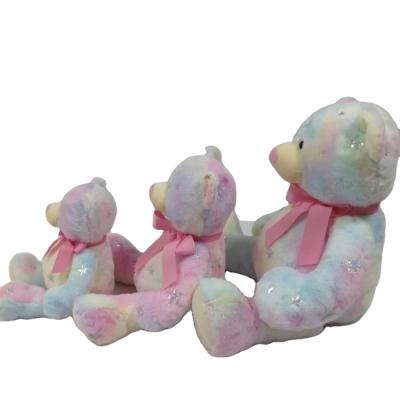 China High quality cute 14 inch teddy bear doll family plush toy/cute plush teddy bear doll for sale