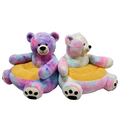 China Amazon factory custom plush bear chair 2 plush bear chair 2 sell custom made plush toy best OEM/ODM custom made. baby cartoon soft seats for sale