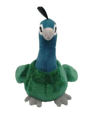 China Wholesale Custom Quality Cute Green Peacock Plush Amazon OEM/ODM Plush Toy 10 Inch Tall - Large for sale