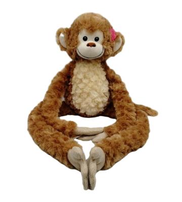 China Wholesale Plush Selling Cheap Plush Kids Animal Toy 32 Inches Long Arms And Legs Cute Stuffed Plush Monkey Toy for sale