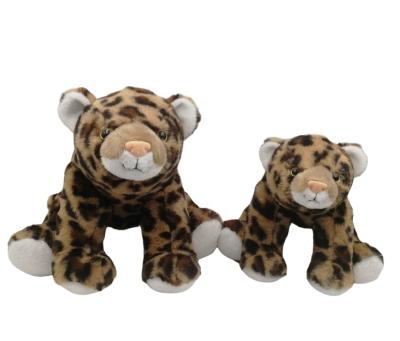 China Custom High Quality Different Series Colors Wild Animals Wholesale Price OEM/ODM Amazon Leopard Cute Plush Toy For Kids for sale