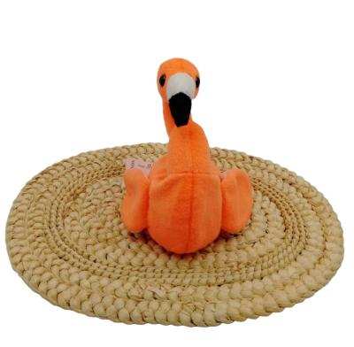 China Wholesale Custom Small Size Cute High Quality Beanie Flamingo Animal 6 Inch Amazon Stuffed Animal Plush Toy OEM/ODM for sale