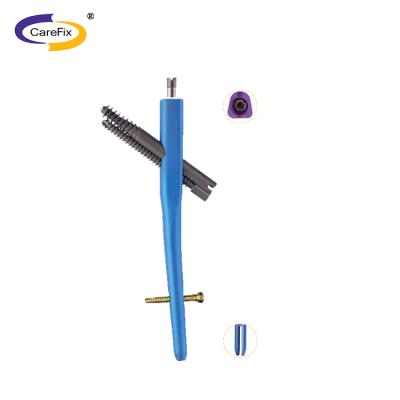 China Titanium alloy mainly used for needle fracture intramedullary tibail long tube locking nail for sale