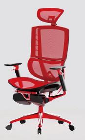 China Stoel van Mesh Chair Polyester Office Executive van de aluminiumlegering de Ergonomische Te koop