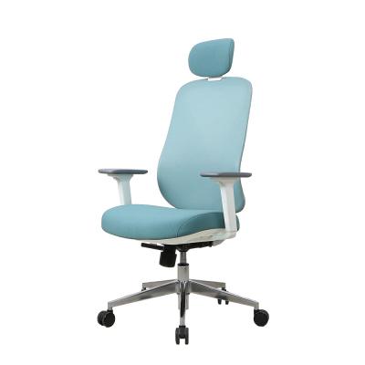 China 330 Polished Ergonomic Task Chair Aluminum Ergo Infinity Leather Computer Chair for sale