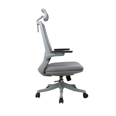 China Klasse 4 Gaslift ergo Mesh Manager Chair van polyestermesh grey high back office chair Te koop