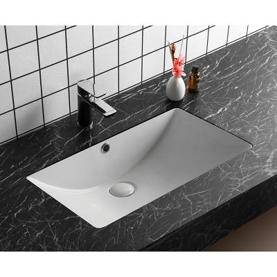 China Easy Clean Wash Basins Newcomers Sinks Wholesale Ceramic Bathroom Decor Under Counter Sink for sale