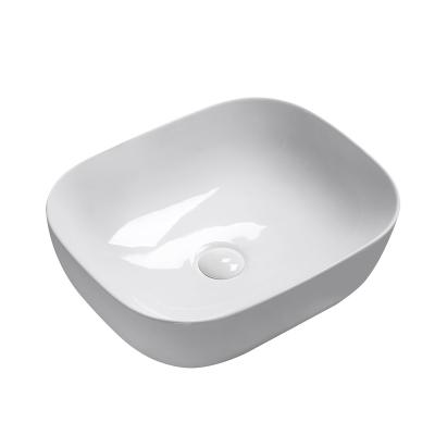 China New Arrival Easy Clean Hotel Decor Sanitary Ware Luxury Bathroom Table Top Ceramic Wash Basin Wash Basin for sale