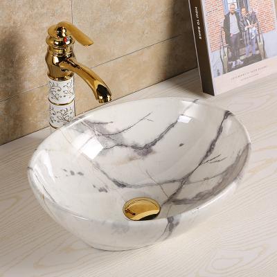 China Double-Flow White Marble Stone Wash Basins With Nice Design For Bathroom for sale