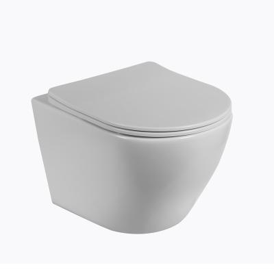 China Wholesale Double-Flow WC Sanitary Ware Wall Hung Ceramic Colorful Wall Mounted Toilet Bowl Toilet For Sale for sale