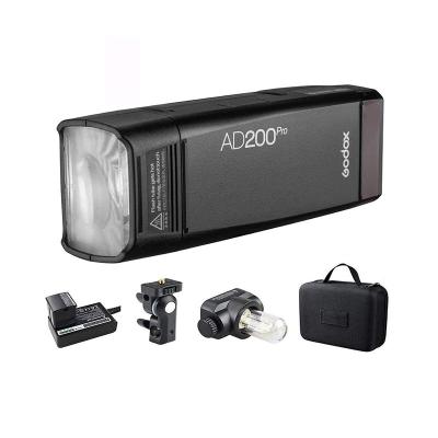 China Godox AD200pro 200Ws 2.4G TTL Outdoor Studio Strobe 1/8000 HSS Photography Pocket Flash Flash Light with 2900mAh Lithium Battery 172x54x75(mm) 172x54x75(mm) for sale