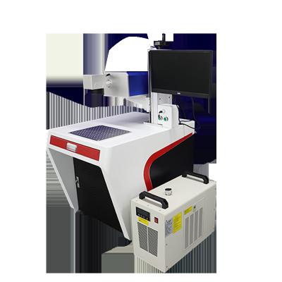 China laser industry locating laser printer for plasti cbottle face/engrave/jewelry/lattice/clothing/fiber/pvc/id card for sale