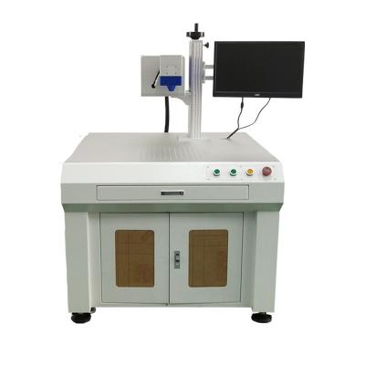 China Air Cooled Desktop Small Fiber Laser Hole Punching Machine For Micro Hole Mininum Precision 0.002mm Diameter for sale