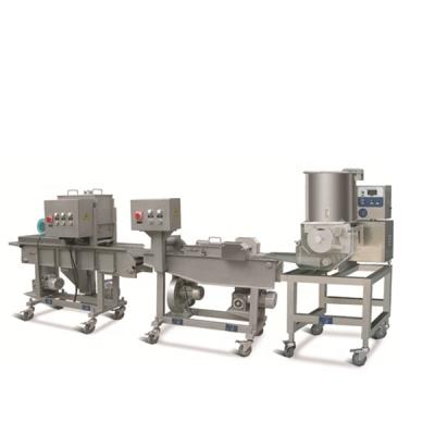 China Meat Forming Machine Hiwell Restaurant Equipment Chicken Steak Production Line for sale