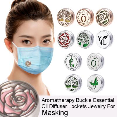 China Magnetic Aromatherapy Loop Essential Oil Diffuser Pendants Jewelry For Face Masking Clip ACZ-001 for sale