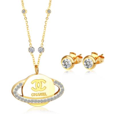 China Small Oso Jewelry CLASSIC Jewelry Set Wholesale Color Plating Stainless Steel Spain Jewelry for sale