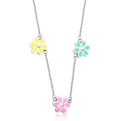 China 2019 Free Shipping Of Small Stainless Steel Necklace Women Stainless Steel Enamel Zou Ju Necklace for sale