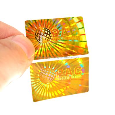 China Eco-friendly Custom 2d3d Holographic Sticker Foil Label Sticker Hologram for sale