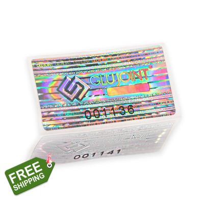 China Custom Numbered Hologram Serial Number Holographic Stickers Security Hologram Stickers for sale