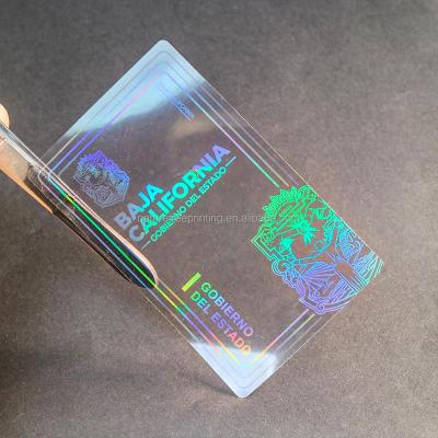 China Safe And Leading Style Transparent Holographic Coated Film for sale