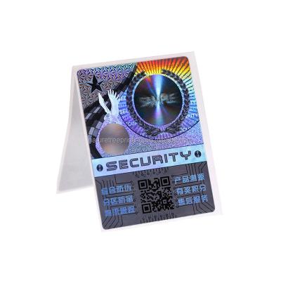 China Holographic Professional Custom Rfid Traceability Security Hologram Label Anti-Counterfeiting Sticker for sale