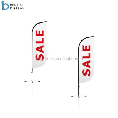 China UV Resistant Custom Swooper Flags Advertising Use Aluminum Flag Pole Custom Printing Swooper Flags for sale