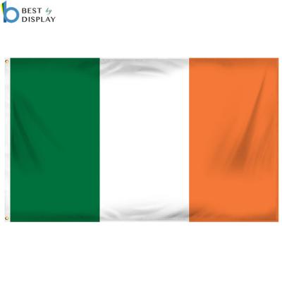 China FLY 3x5ft country ireland flag, wholesale irish national flag, custom ireland flag for election for sale