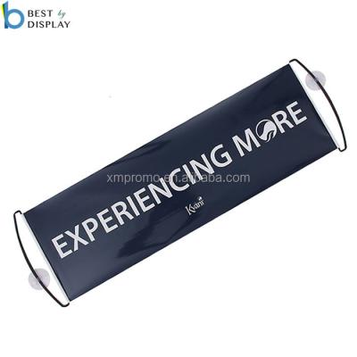 China Rolling Up Custom Celebration Cheering Announcing Fans Hand Roll Up Rolling Banner Mini Roll Up Flag for sale