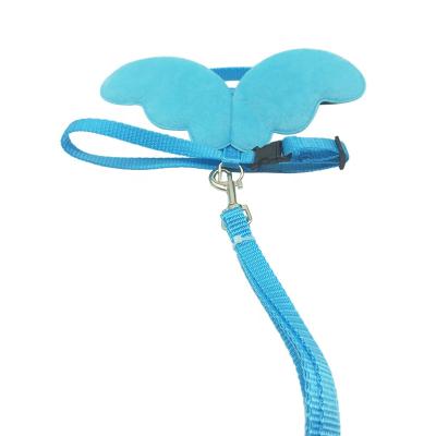 China Customized Angel Wing Rope Rabbit Pull Rope Length Chest Walking Retractable Strap for sale