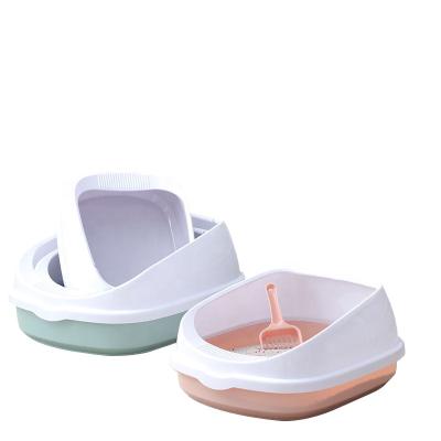 China Sustainable Cat Litter Box Toilet Plastic , High Quality Cat Litter Box Lid for sale