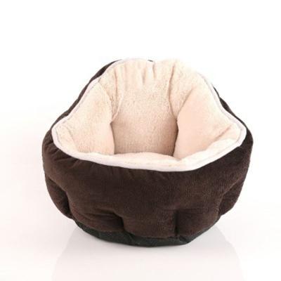 China Indoor Round Pet Bed Soft Stored Dog Night Pet Couch for sale