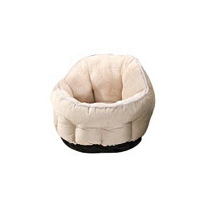 China Soft Washable Cushion Stocked Cat Bed Pet Beds, Washable Dog Plush Around Luxury Dog Bed for sale