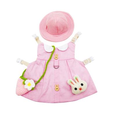 China DETACHED Pet Rabbit Clothes Pull Rope Bunny Costume Hat Rabbit Walking HarnessSmall Cool Clothes for sale