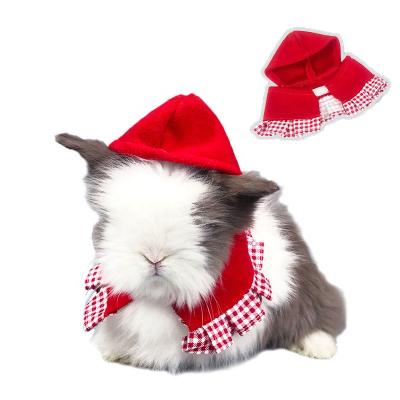 China DETACHED Christmas Bunny Clothes Pet Rabbit Clothes Pet Leash Rabbit Accessories for sale