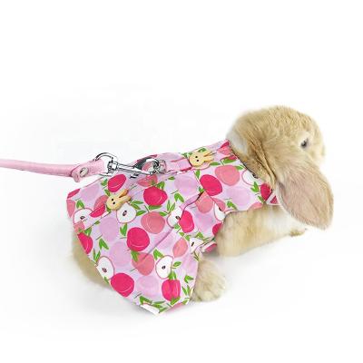 China Rabbit DETACHED Small Guinea Pig Clothes Rabbit Pet Accessories Rabbit Traction Rope Special Exit Clothes for sale