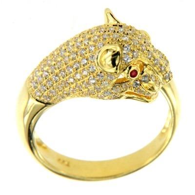 China FASHION Zircon Power Fashion Animal Shape Rings Ring Gold Luxury Jewelry Men Ring for sale