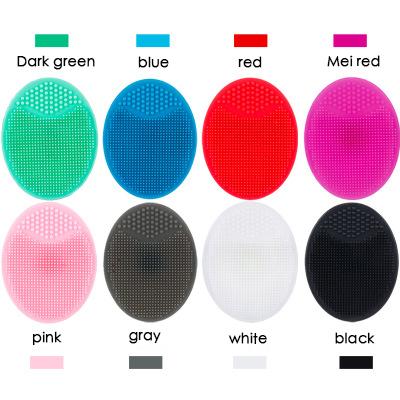 China For Home Use Baby Silicone Shampoo Bath Brush Hair Massage Face Brush Cleaning Household Beauty Tools for sale