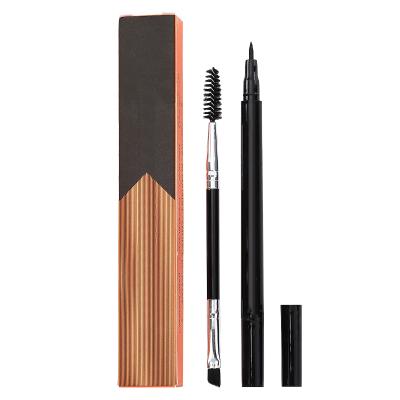 China wanmei men's beard stylist beard pen eyebrow pen household beauty barber filler eyeliner and eyelash brush for sale