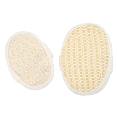 China All Natural New Arrival Loofah Sponge Scrubber Sweep Narrow Skin Sponge Ball Bath Back Scrubbing Brush for sale