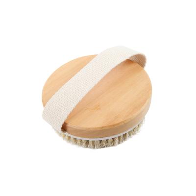 China Beauty Hair Salon Bristle Cleaning Brush Bristle Silicone Dry Horny Wooden Bath Brush for sale