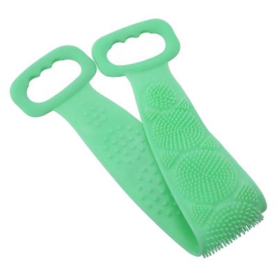 China All Natural Wholesale Salon Bath Shower Body Back Brush High Quality Silicone Bath Towels For Skin Cleaning for sale