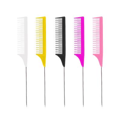 China Multicolor Salon Carbon Fiber Comb Barber Shop Hair Comb for sale