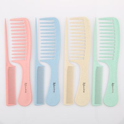 China Home Shape Comb Wide Teeth Tip Comb Hair Straw Comb for sale