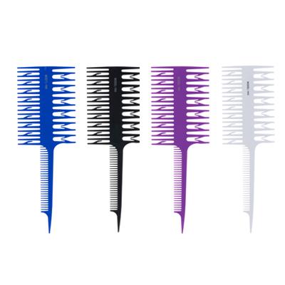 China Special salon hairdresser barber hairdresser a set of tail pointed comb use double comb for sale