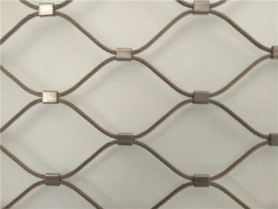 China Flexible stainless steel cable mesh/Decorative metal wire rope mesh for sale