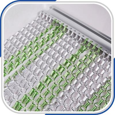 China wide 90cm by high 210 cm sunfast chain fly screen curtain for sale