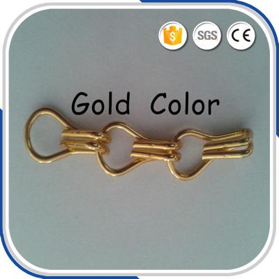 China 2.0 MM Thickness Fashion 12mm Double Hooks  Aluminium Chains for sale